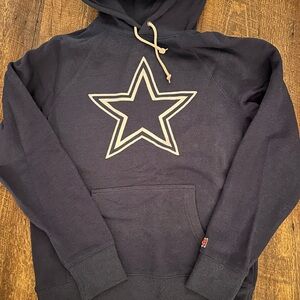 HOMAGE Navy Dallas Cowboys Hoodie -?Size Medium